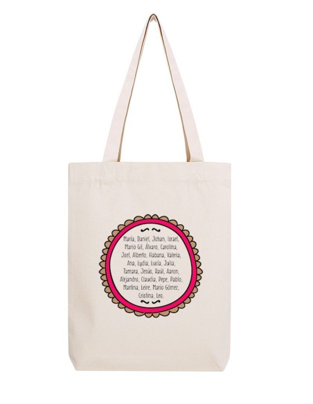 Sac tote bag prof avec motif ABCD | Cadeau pour ATSEM et Prof