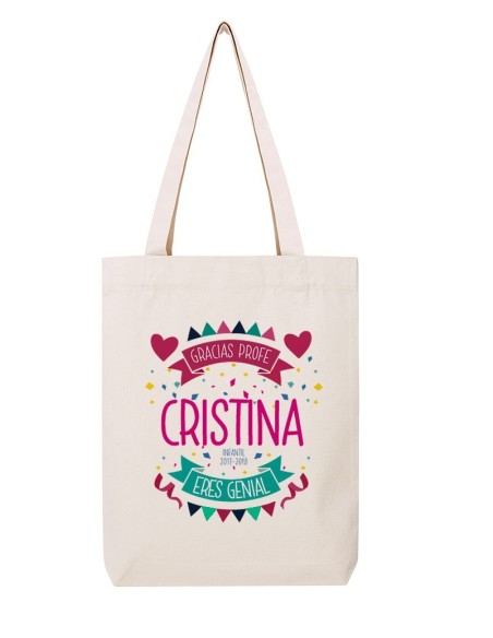 Cadeau prof: Sac Tote Bag  Merci Maîtresse