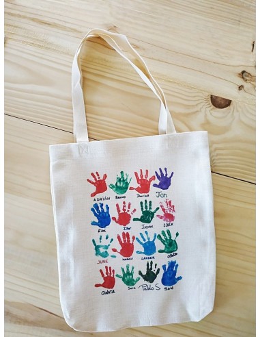 Sac Tote Bag personnalisé avec les dessins des enfants