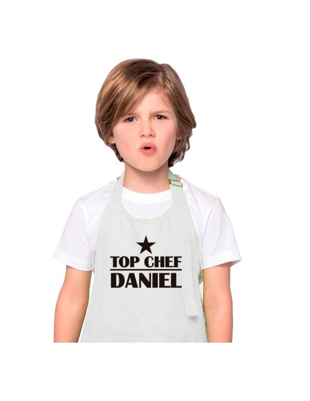 Tablier Enfant Personnalisé Top Chef