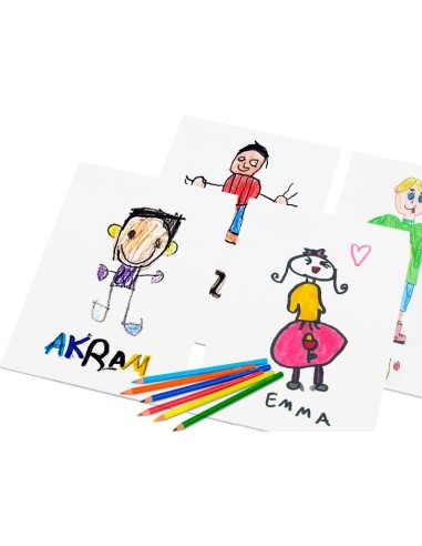 Bolsa profesora con dibujos infantiles para regalar en fin de curso