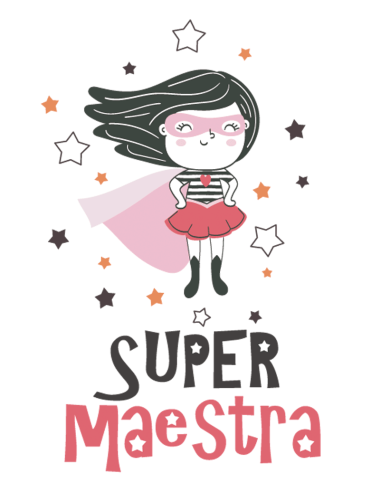 Bolsa de tela SUPER MAESTRA | Regalos para Maestras Fin de Curso
