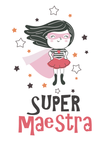 Bolsa de tela SUPER MAESTRA | Regalos para Maestras Fin de Curso