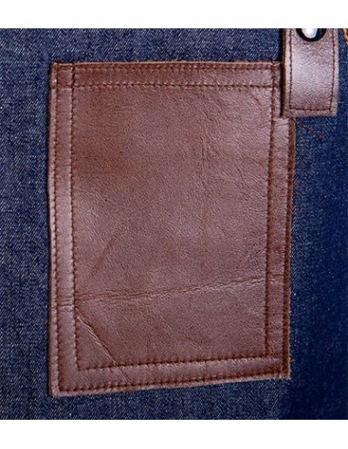 Tablier Jean et Cuir