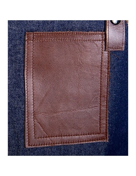 Tablier Jean et Cuir