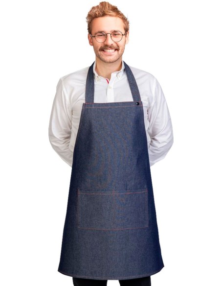Tablier en Jean Professionnel avec Mousquetons