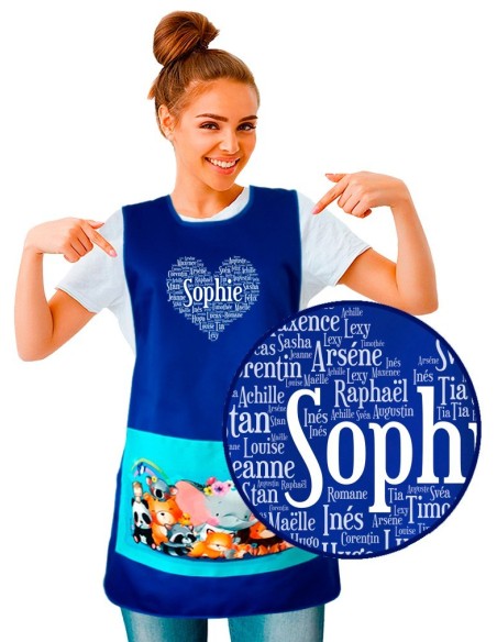 Estola Regalo Profesora Azul