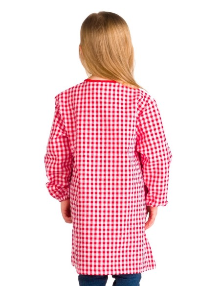 Blouse École Fille Coquelicots | Blouses pour se protéger à l'école