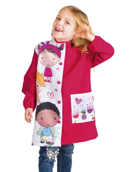 Tablier École Fille International | Blouses pour se protéger à l'école