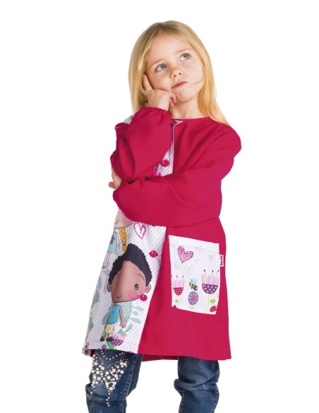 Tablier École Fille International | Blouses pour se protéger à l'école