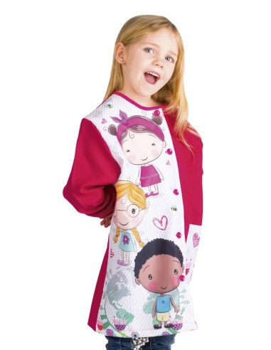 Tablier École Fille International | Blouses pour se protéger à l'école