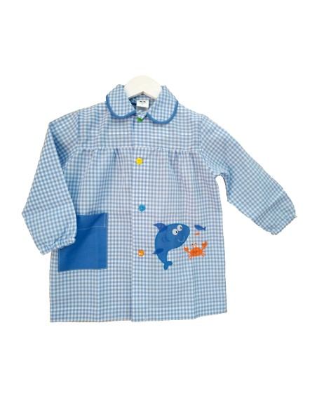 Tablier École Requin Bleu