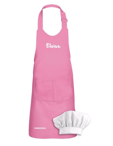 Tablier et Toque Kid Chef Personnalisé | Tablier Komsikomsa