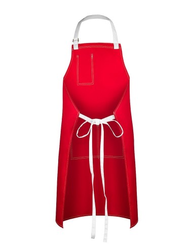 Tablier Personnalisé Rouge KomsiKomsa