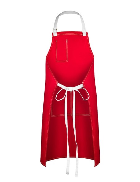 Delantal Personalizado Rojo KomsiKomsa