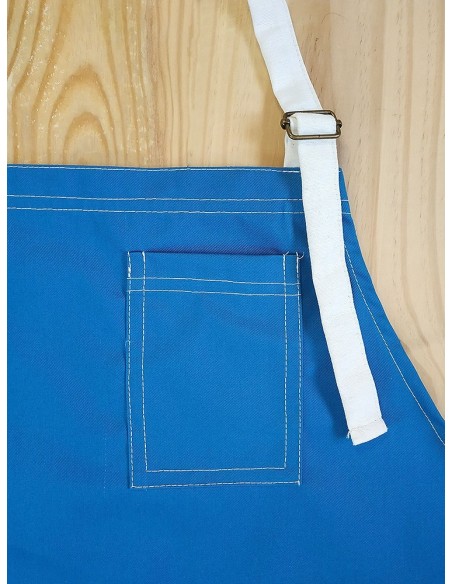 Delantal Personalizado Azul Eléctrico KomsiKomsa