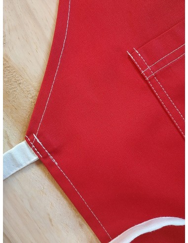 Delantal Personalizado Rojo KomsiKomsa