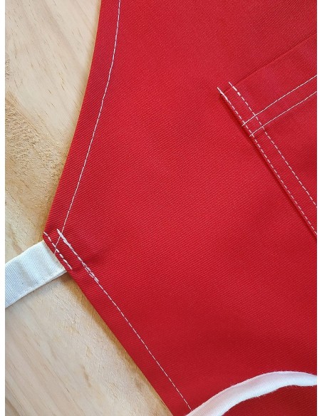 Delantal Personalizado Rojo KomsiKomsa