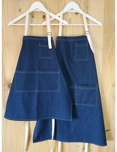 Pack Familiar Delantales Denim Personalizados KomsiKomsa