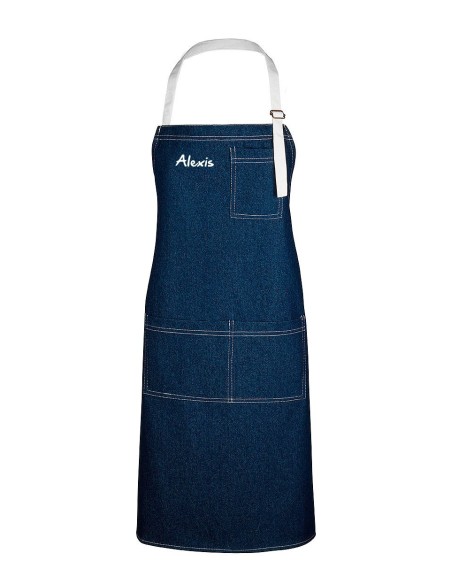 Tablier Style Denim Personnalisé KomsiKomsa