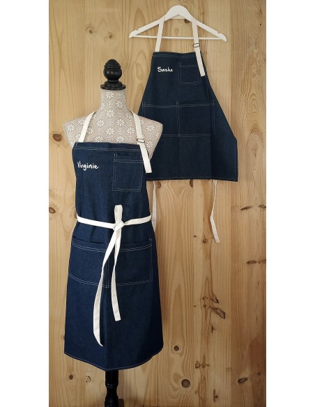 Pack Familiar Delantales Denim Personalizados KomsiKomsa
