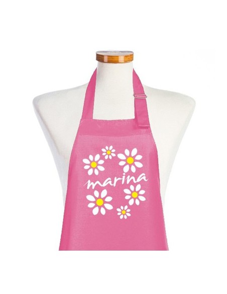 Tablier Femme Fleurs Personnalisé