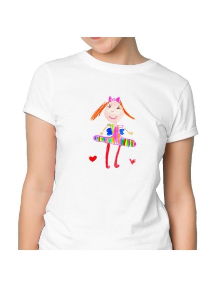 Tee Shirt Femme Personnalisé Avec Dessin