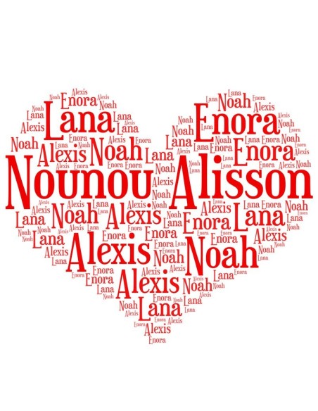 Tote bag personnalisé | Cadeau pour maîtresse nounou atsem auxiliaire