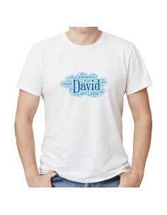 Cadeau maître | T shirt prof nuage bleu