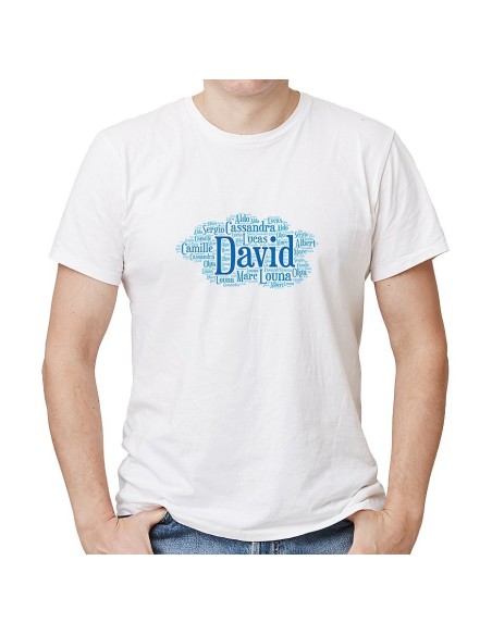 Cadeau maître | T shirt prof nuage bleu