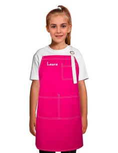 Tablier de cuisine fille et personnalisé KomsiKomsa