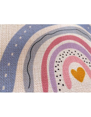 Tote Bag Arc-En-Ciel Bleu Personnalisé