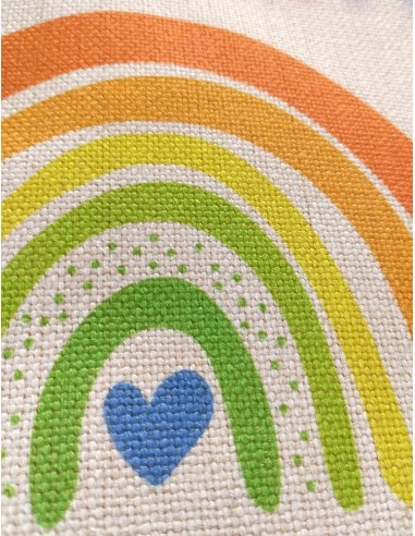 Tote Bag Femme Personnalisé Arc-en-Ciel Orange