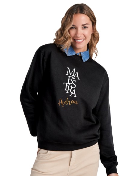 Sweatshirt maîtresse d'école élégante