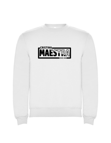 Sweatshirt maîtresse d'école brillante