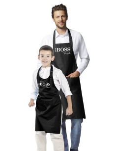 Conjunto de Delantales Personalizados para Padre e Hijo