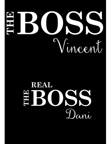 Kit Tablier Boss & Real Boss