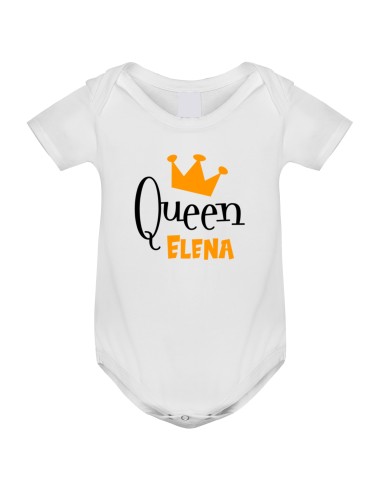 Body Bébé Personnalisé Queen