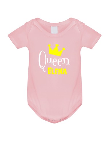 Body Bébé Personnalisé Queen
