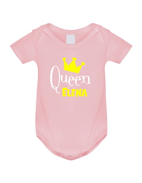 Body Bébé Personnalisé Queen