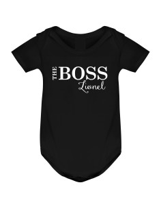 Body Bebé Personalizado The Boss