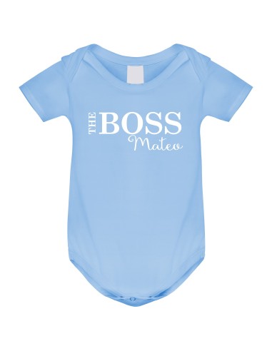 Body Bébé Personnalisé The Boss