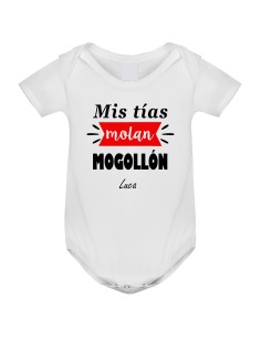 Body Bebé Mis Tias Molan | Regalo Nacimiento Sobrino  | Regalo Sobrina 2