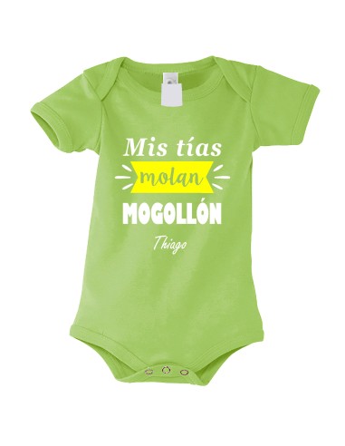 Body Bébé "Mis Tías Molan" | Body Bébé Fille / Garçon | Vente en Ligne