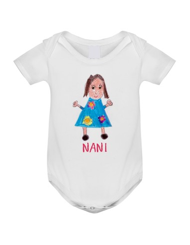 Body para bebé personalizado con un dibujo infantil