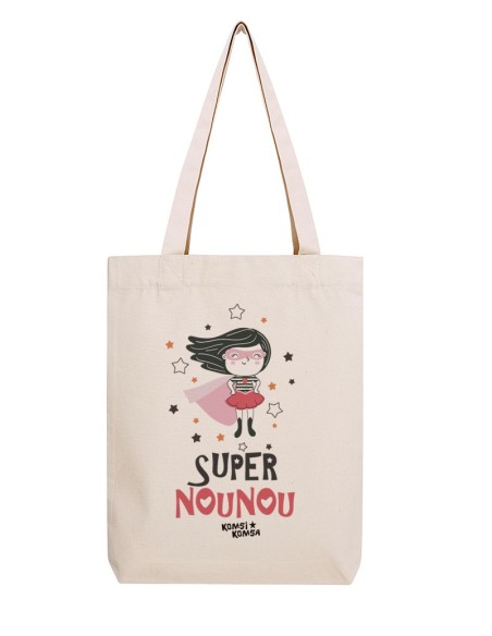 Bolsa de tela SUPER MAESTRA | Regalos para Maestras Fin de Curso