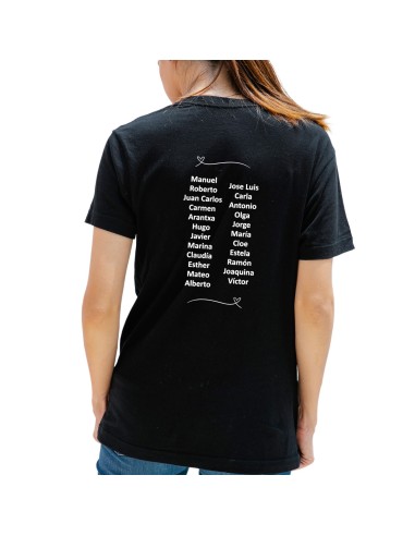 Personalizar espalda con nombres de alumnos