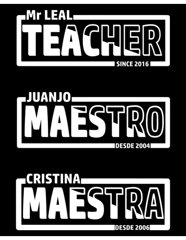 Camiseta Maestro Desde...