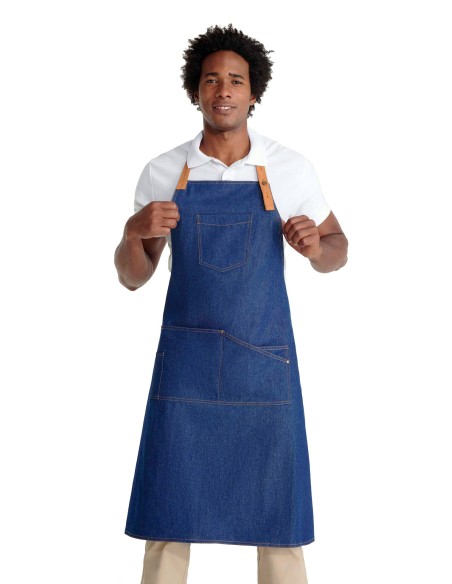 Tablier Denim Bavette | Tablier Jean | Tablier Bavette Jean Bleu