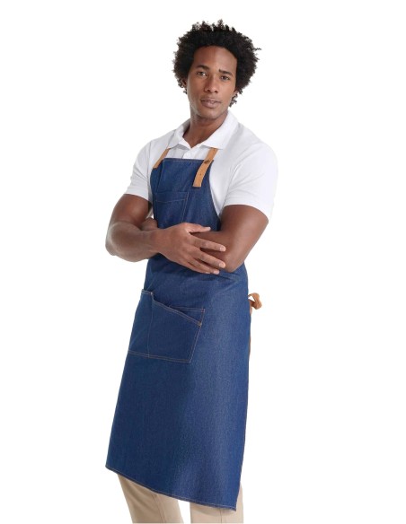 Tablier Denim Bavette | Tablier Jean | Tablier Bavette Jean Bleu